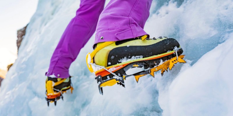 Mountaineering Boots & Crampons: Essential Footwear for Lobuche Peak in December Snow